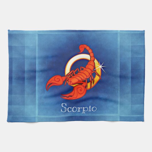 Skorpion Horoskop Handtuch (Horizontal)