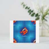 Skorpion Horoskop Postkarte (Stehend Vorderseite)