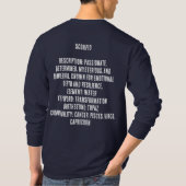Skorpion, Horoskop,  T-Shirt (Rückseite)