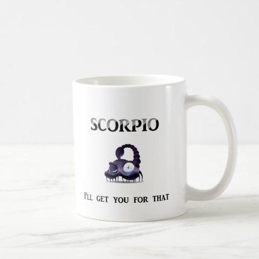 Skorpion: Ich erhalte Sie Kaffeetasse (Rechts)