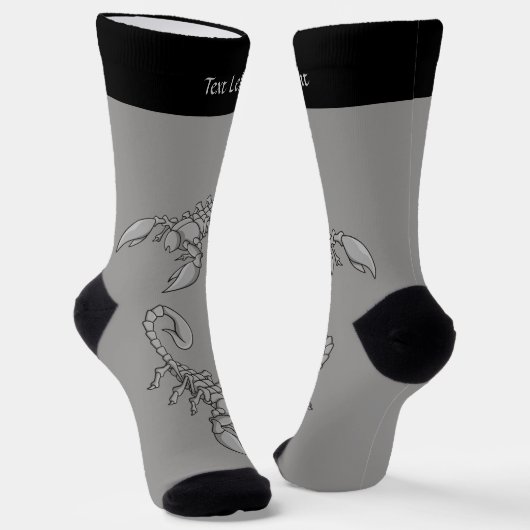 Skorpion Icon Socken (Gewinkelt)