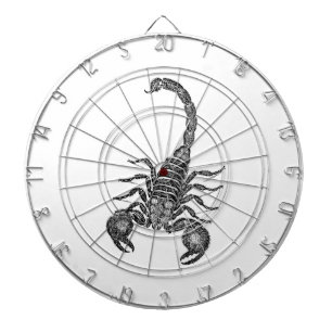 Skorpion-Illustration aus dem 19. Jahrhundert - Sk Dartscheibe