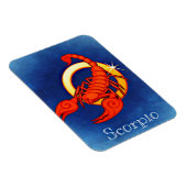 Skorpion in Blau Magnet (Rechte Seite)
