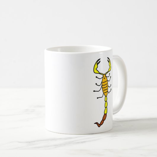 Skorpion Kaffeetasse (VorderseiteRechts)