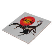 Skorpion Keramik Fotofliese Fliese (Seite)