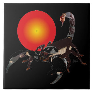 Skorpion Keramik Fotofliese Fliese