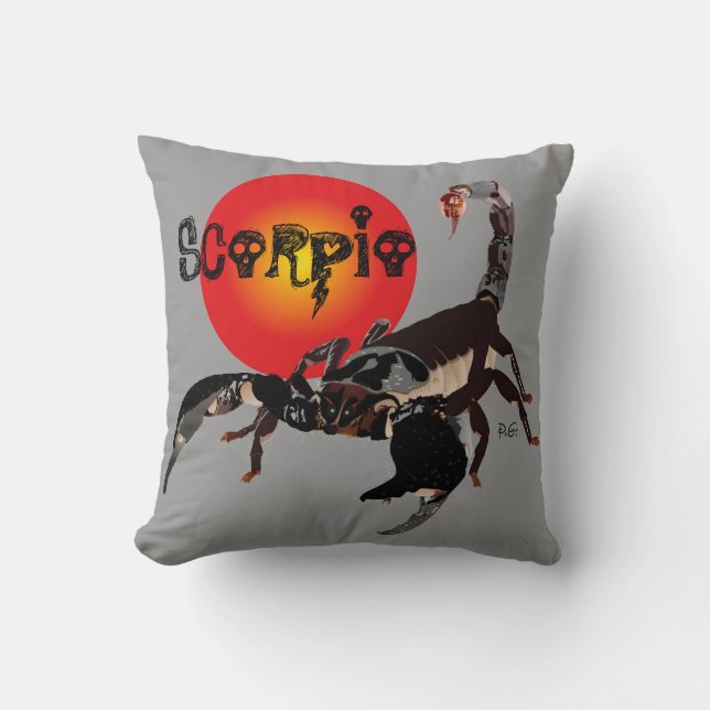 Skorpion Kissen (Vorderseite)
