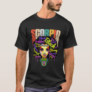 Skorpion Königin Sternzeichen Geboren Okt Nov Schw T-Shirt