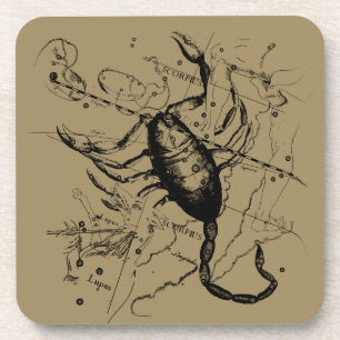 Skorpion‑Konstell Untersetzer