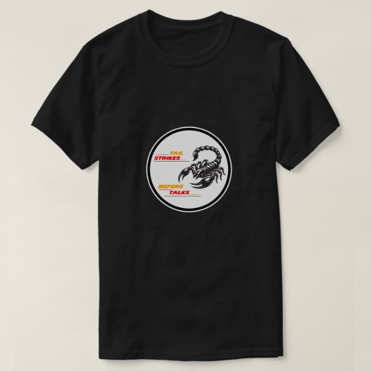 Skorpion Kunst T-Shirt (Design vorne)