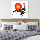 Skorpion Leinwand (Insitu (Schlafzimmer))