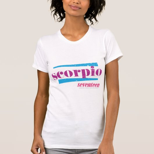 Skorpion lila T-Shirt (Vorderseite)