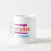 Skorpion LtPink Kaffeetasse (Vorderseite Links)