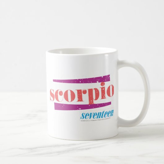 Skorpion LtPink Kaffeetasse (Rechts)