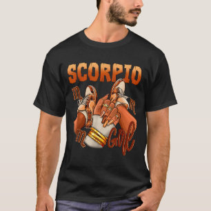 Skorpion Mädchen Geburtstag Melanin Schwarze Frau T-Shirt