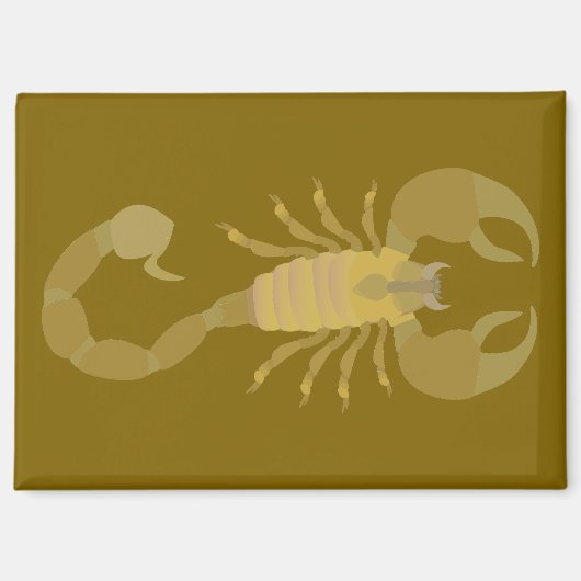 Skorpion Magnet (Vorderseite)