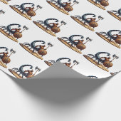 Skorpion Man Geschenkpapier (Ecke)