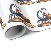 Skorpion Man Geschenkpapier (Rolleneckpunkt)