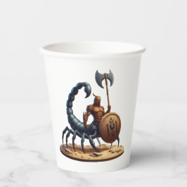 Skorpion Man Pappbecher