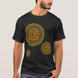 Skorpion Mandala Herren Dunkles Shirt