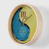 Skorpion & Metallhase Uhr (Winkel)