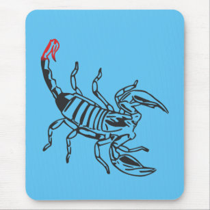 Skorpion mit rotem Stachel Mousepad