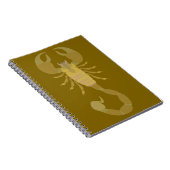 Skorpion Notizblock (Rechte Seite)