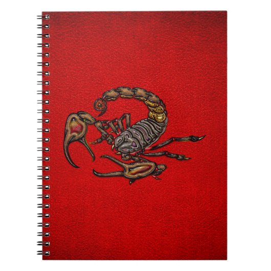 Skorpion Notizblock (Vorderseite)