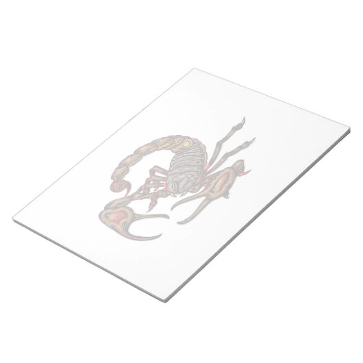 Skorpion Notizblock (angewinkelt)