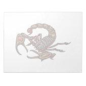 Skorpion Notizblock (Vorderseite)