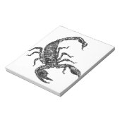 Skorpion Notizblock (Rotiert)