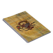 Skorpion Notizblock (Rechte Seite)