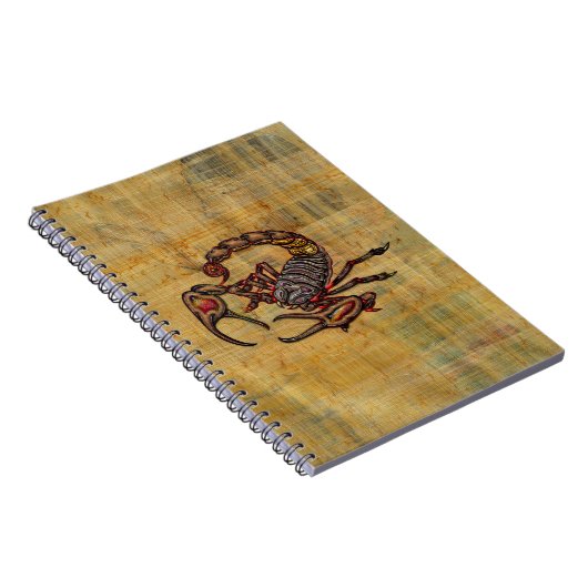 Skorpion Notizblock (Rechte Seite)