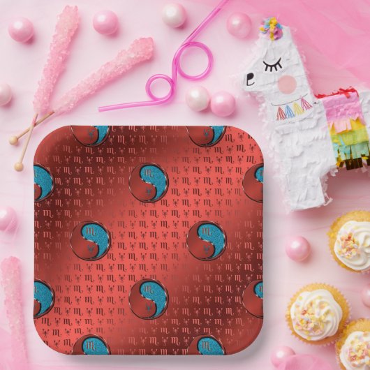 Skorpion Pappteller (Party)