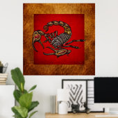 Skorpion Poster (Heimbüro)