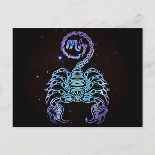 Skorpion Postkarte (Vorderseite)
