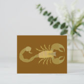 Skorpion Postkarte (Stehend Vorderseite)
