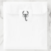 Skorpion Quadratischer Aufkleber (Tasche)