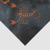 Skorpion Seidenpapier (Detail)