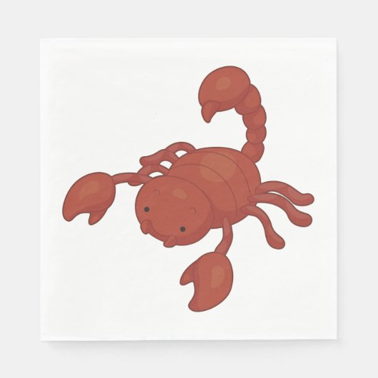 Skorpion Serviette (Vorderseite)