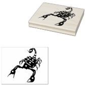 Skorpion Skorpio Bug Insekt Silhouette Kunst Gummistempel (Stempel)