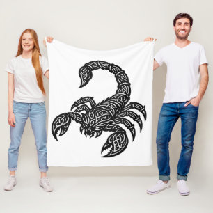 Skorpion Skorpion-Siegel — Mythische Zodiac-Tinte Fleecedecke