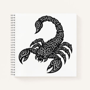 Skorpion Skorpion-Siegel — Mythische Zodiac-Tinte Notizblock