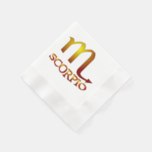 Skorpion Stern Gold Serviette