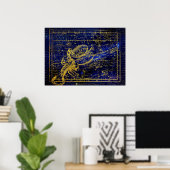 Skorpion-Sternbildposter Poster (Heimbüro)