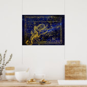 Skorpion-Sternbildposter Poster (Küche)