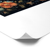 Skorpion Sternzeichen Astrologie Name & Geburtstag Poster (Ecke)