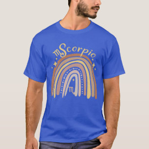 Skorpion Sternzeichen Boheme Boho Regenbogen 70er T-Shirt
