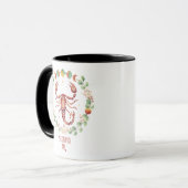 Skorpion Sternzeichen Boho Wasserfarbe Kaffeetasse (Vorderseite Links)