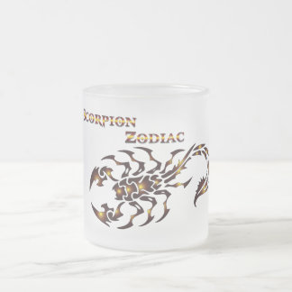Skorpion Sternzeichen Glas Tasse
